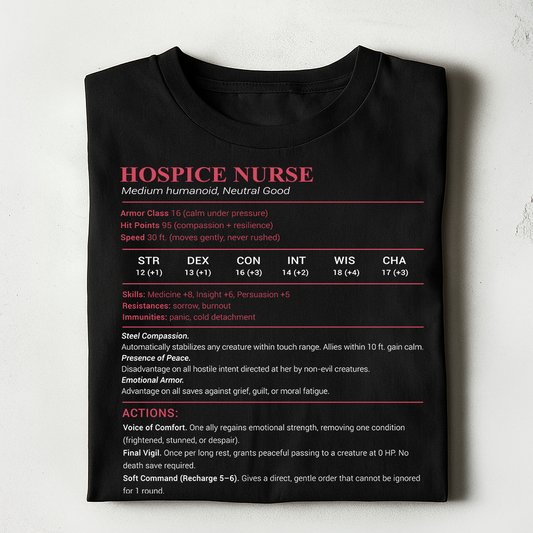 Hospice Nurse Stats Classic Unisex T-Shirt