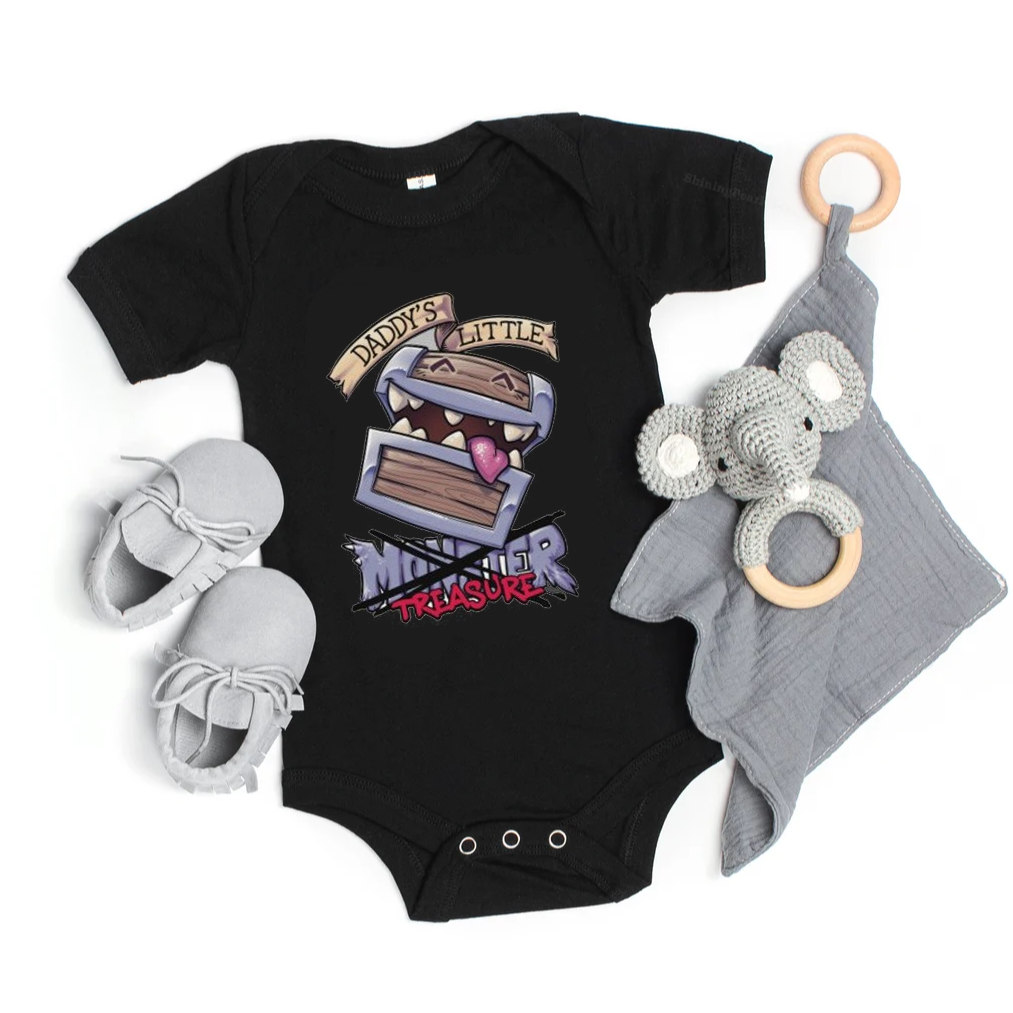Mimic Daddy's Little Treasure Baby Bodysuit