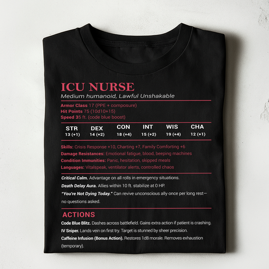 ICU Nurse Stats Classic Unisex T-Shirt