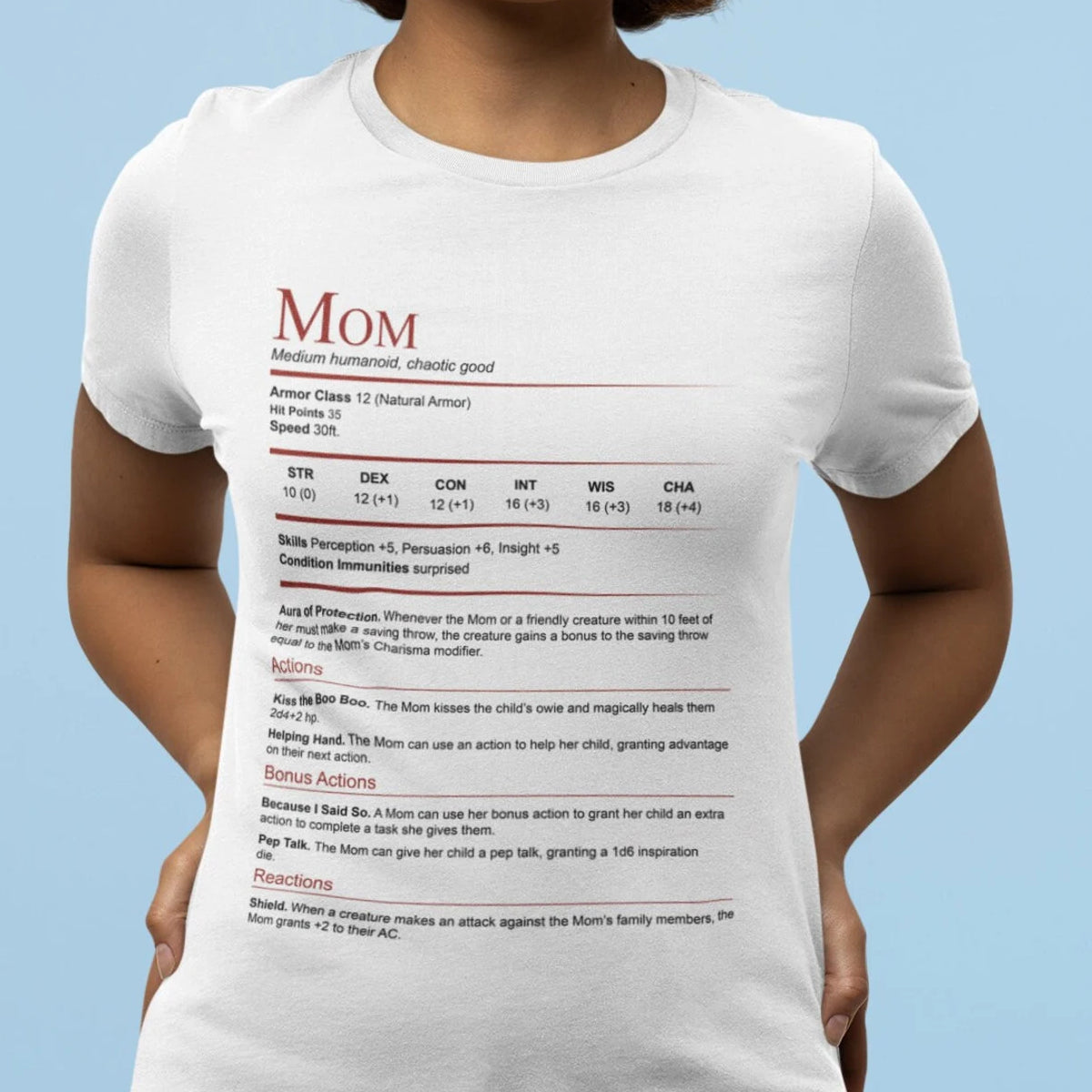 Mom Stats Block Classic Unisex T-Shirt