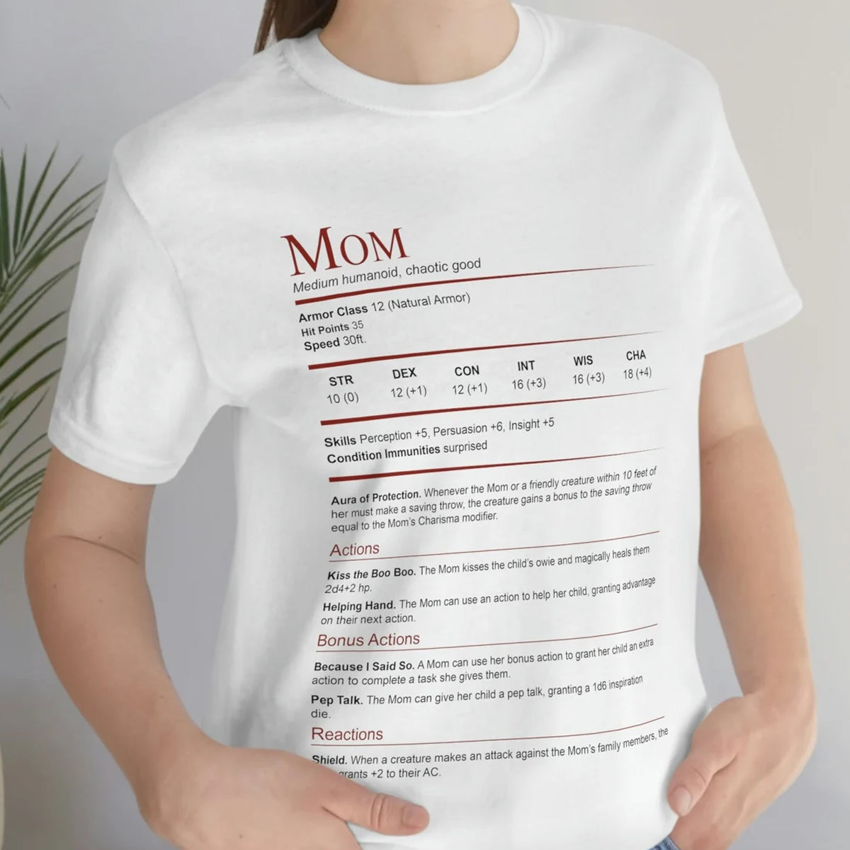 Mom Stats Block Classic Unisex T-Shirt