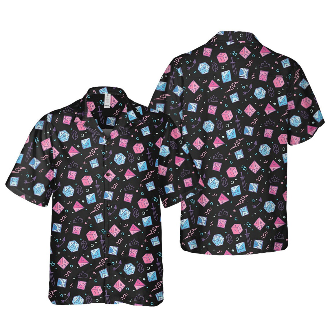 DND Alignment Dices Hawaiian Shirt