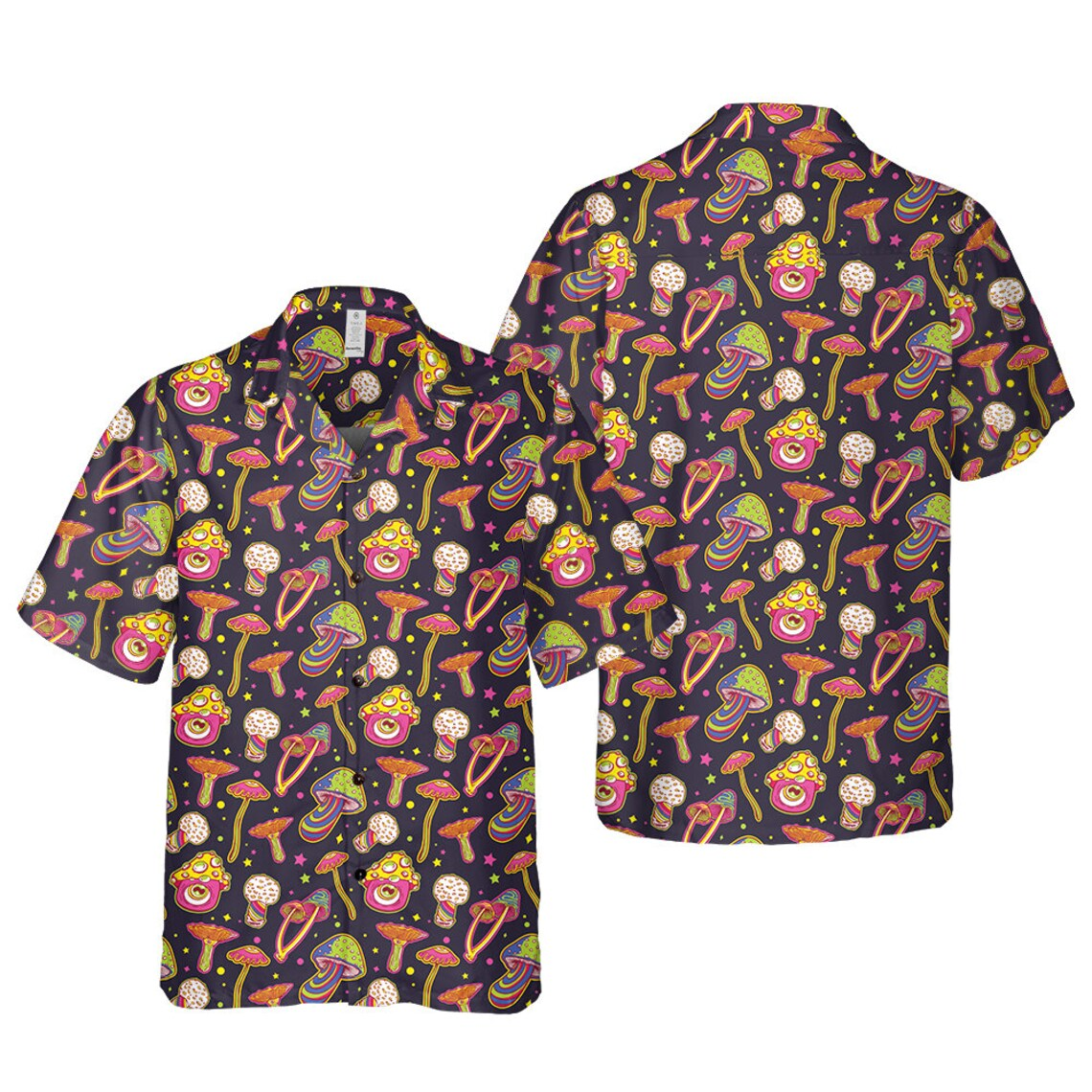 Trippy Mushroom Hawaiian Shirt