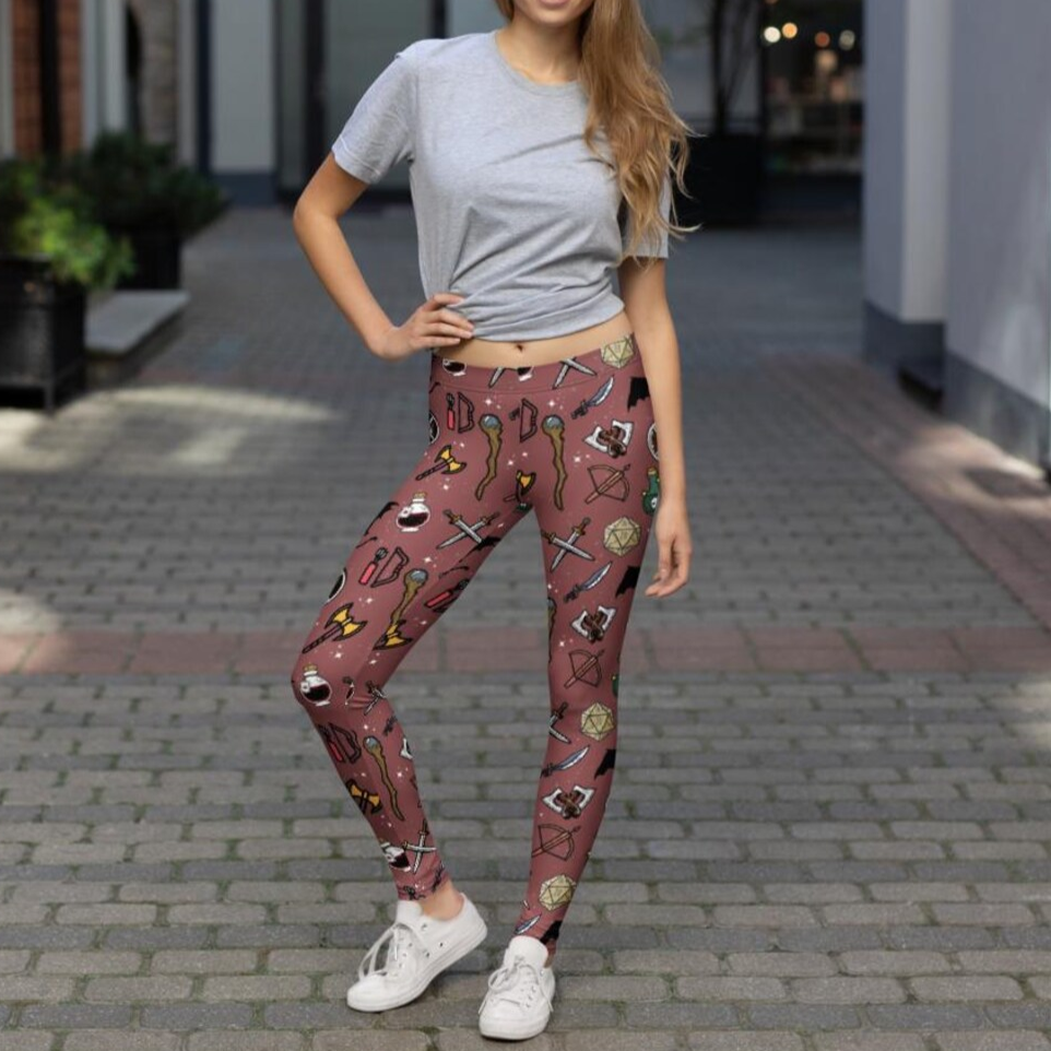 DND Items Brown Leggings