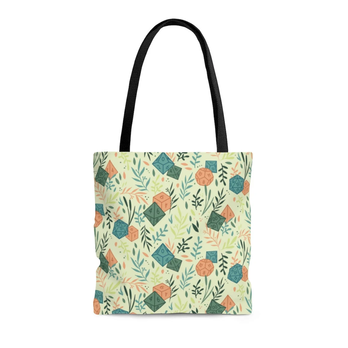 Plants And Dices Tote Bag