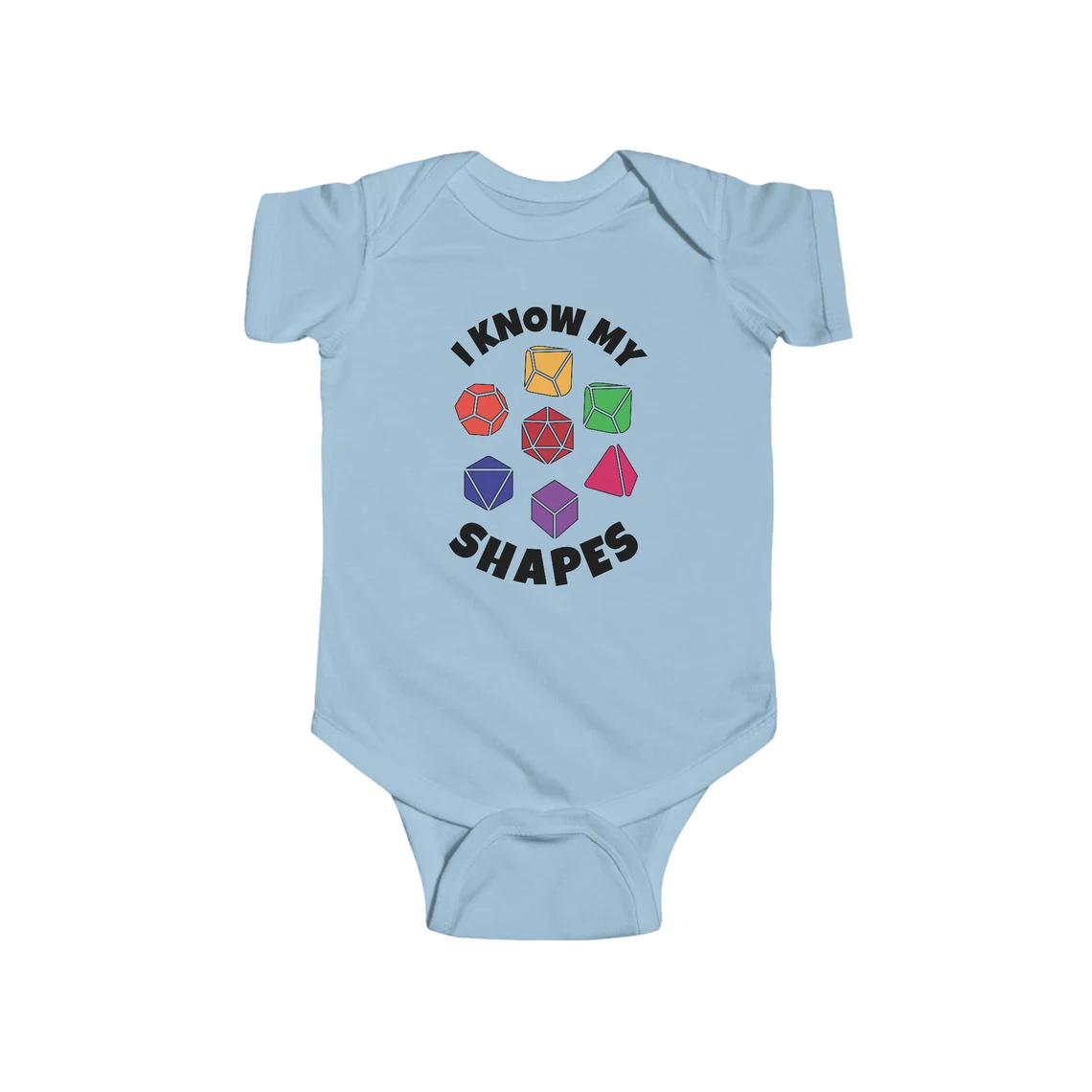 I Know My Shape Baby Bodysuit