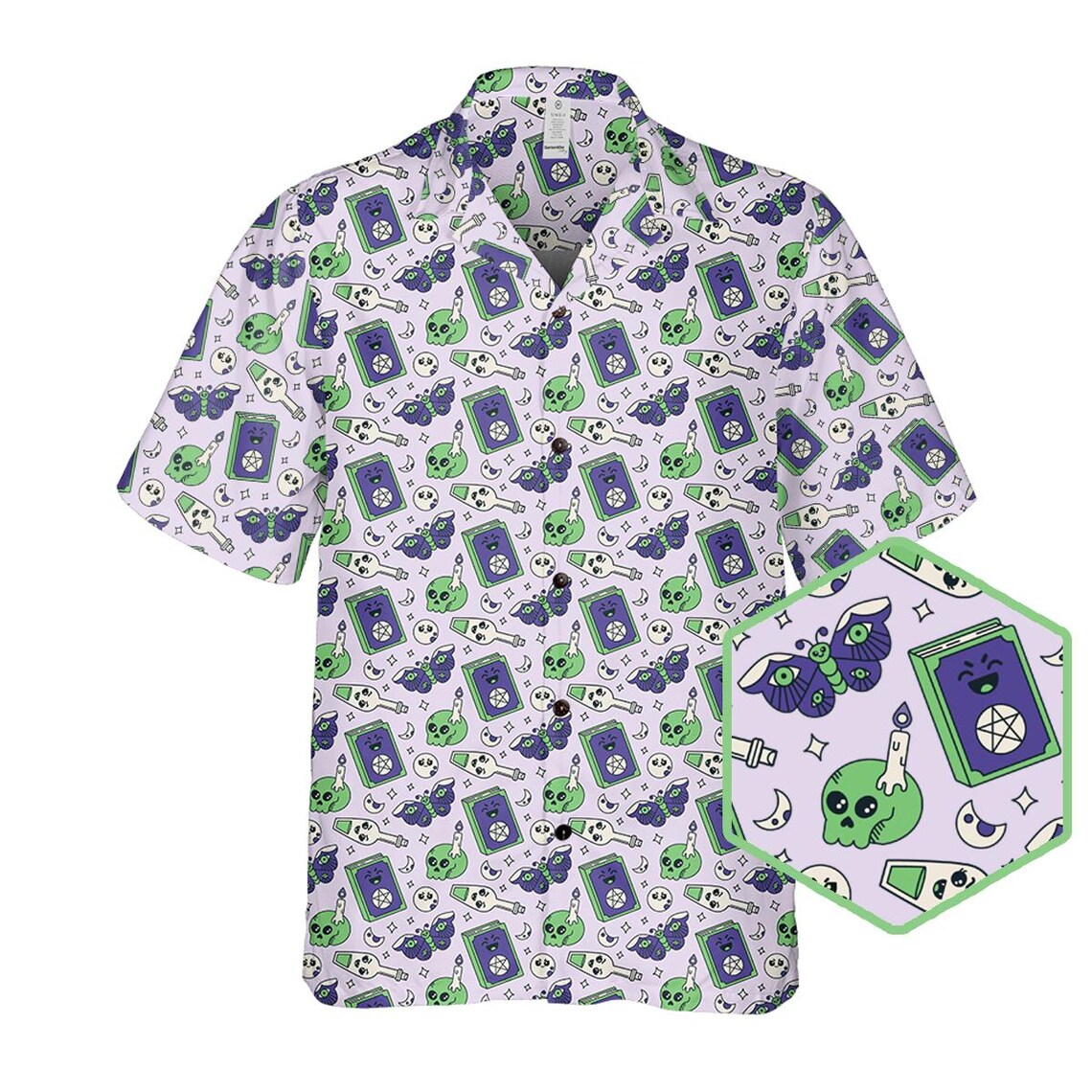 DnD Dark Magic Hawaiian Shirt