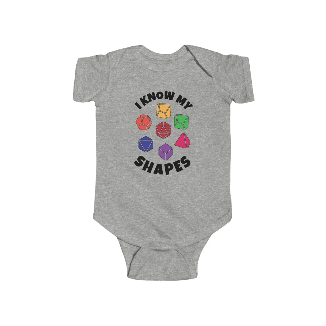 I Know My Shape Baby Bodysuit