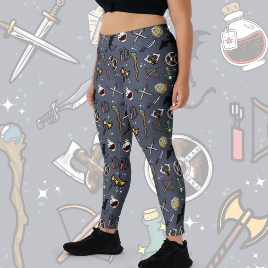 DND Items Grey Leggings