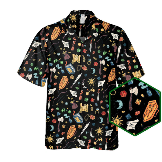 DnD Stuffs Hawaiian Shirt