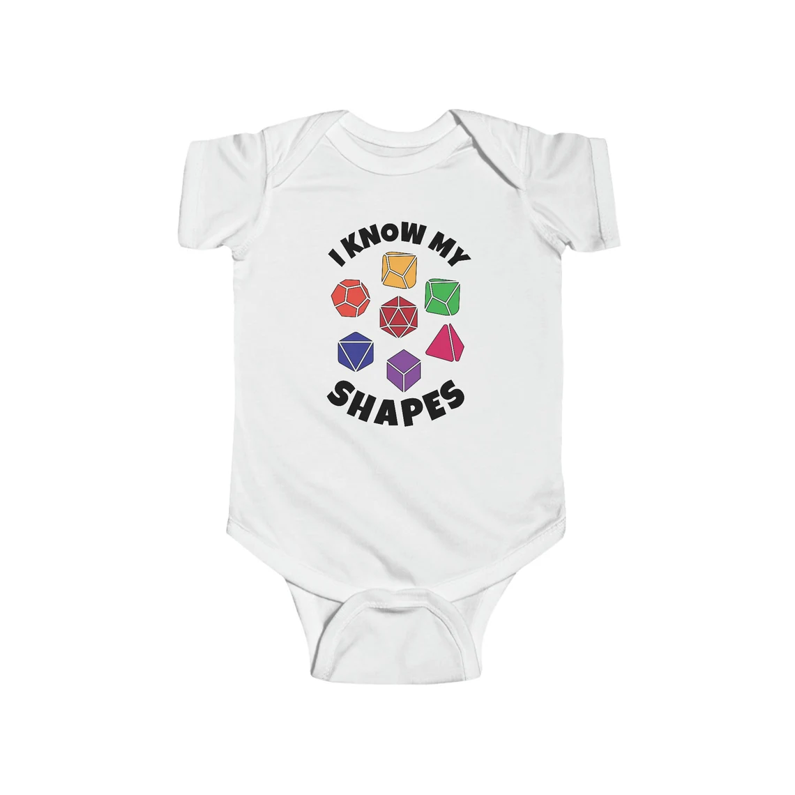 I Know My Shape Baby Bodysuit