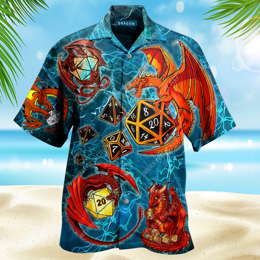 Dragons And Dices Hawaiian Shirt