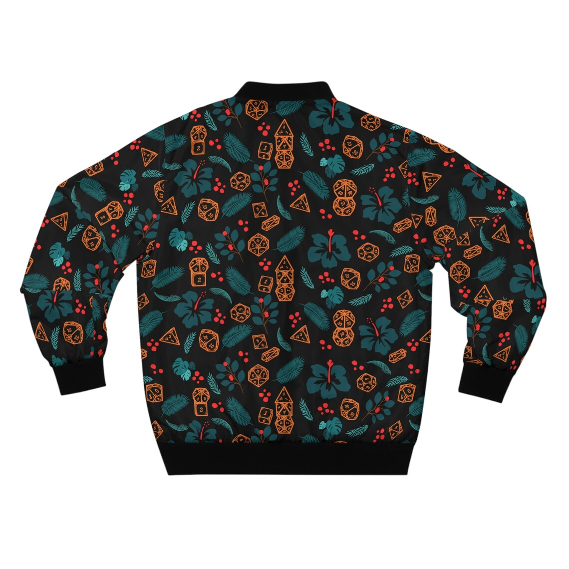 Hawaiian Dice Bomber Jacket