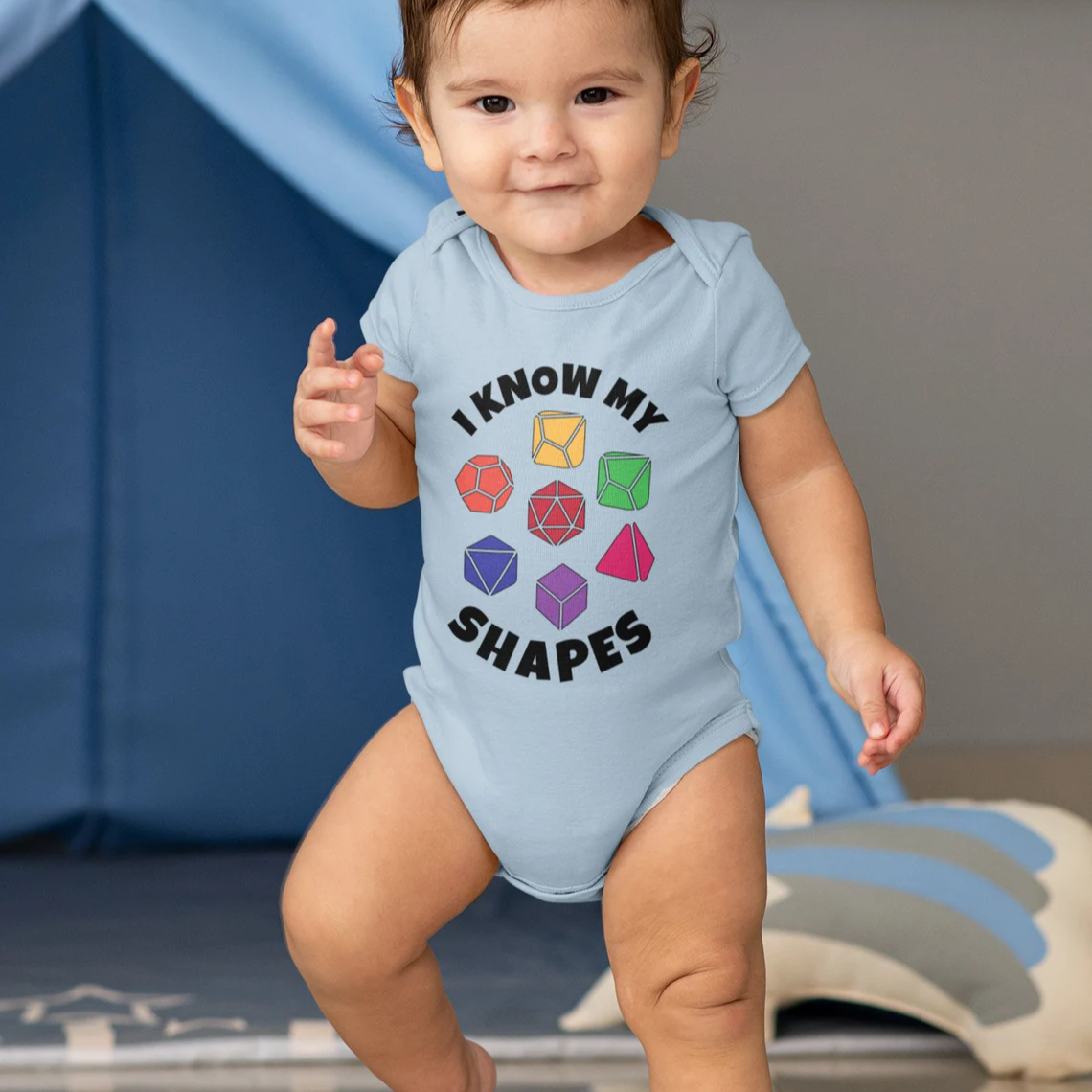 I Know My Shape Baby Bodysuit