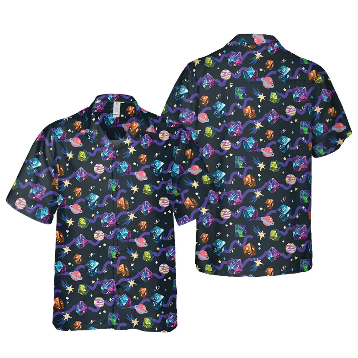 Galaxy Of Dices Hawaiian Shirt
