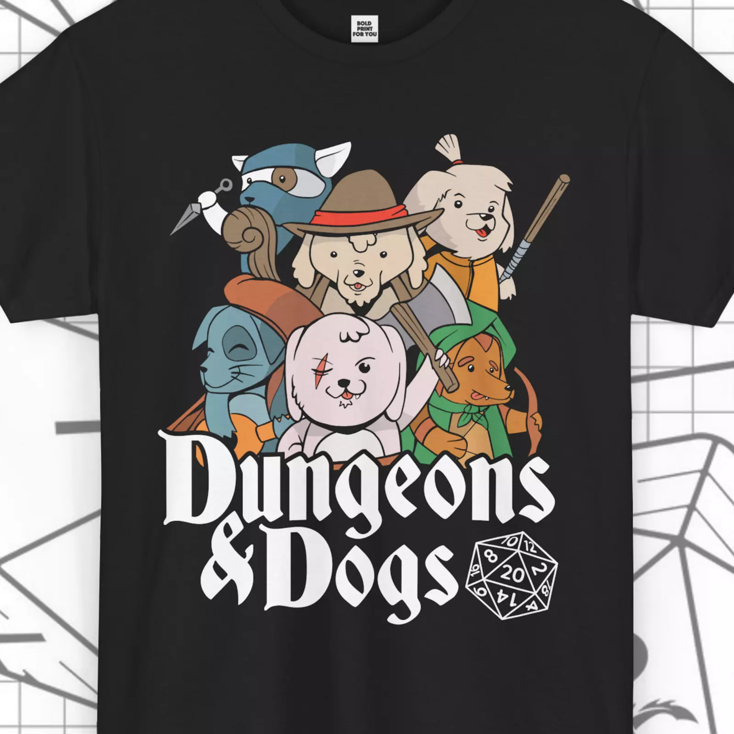 Dungeons & Dogs Classic Unisex T-Shirt