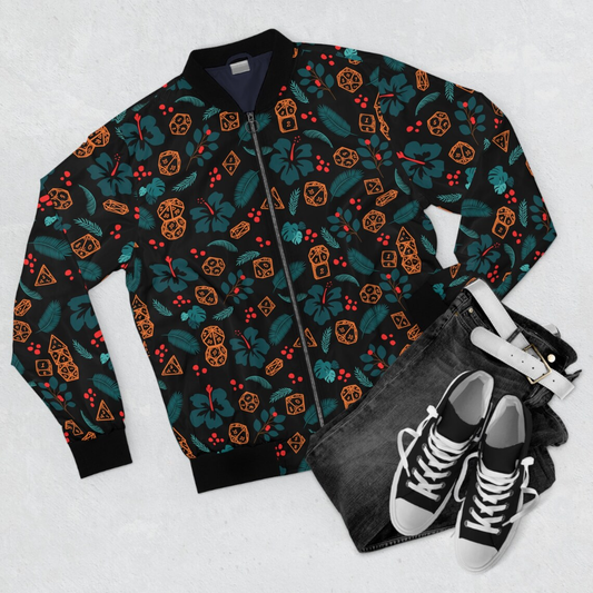 Hawaiian Dice Bomber Jacket