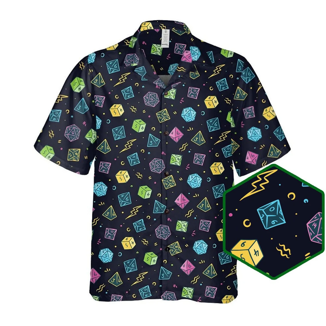 DnD Dice Set Hawaiian Shirt