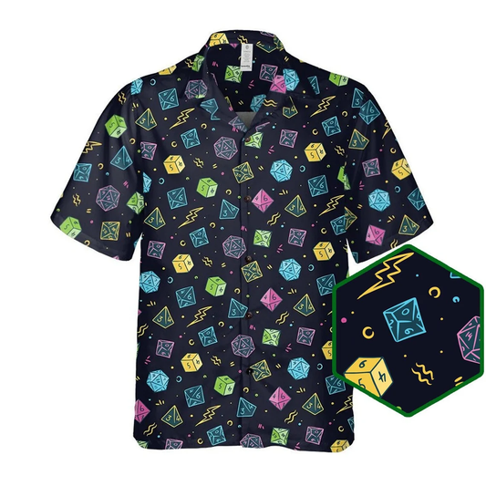 DnD Dice Set Hawaiian Shirt