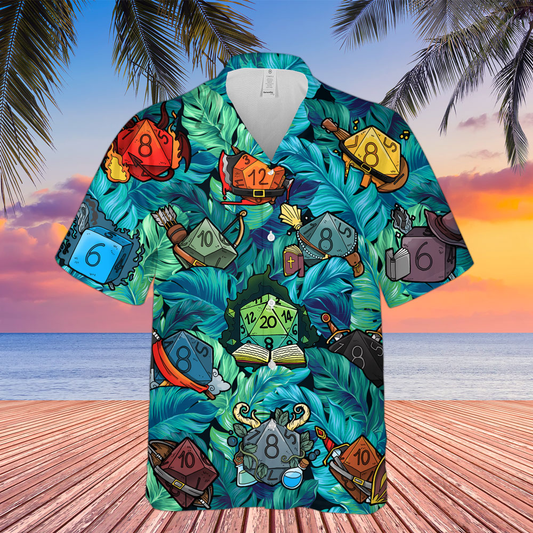 Tropical Dices Hawaiian Shirt