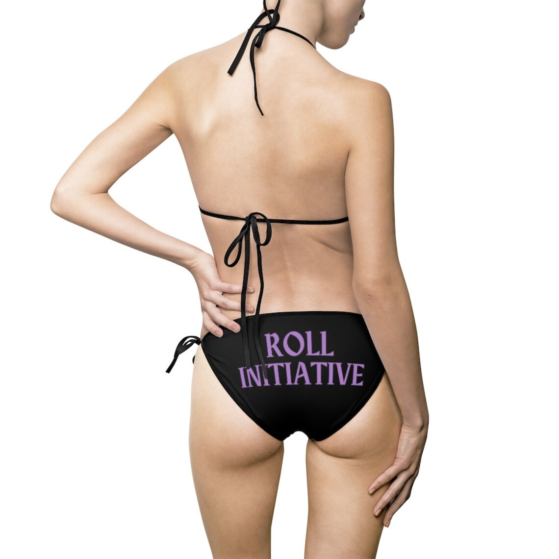 D20 Roll Initiative String Bikini