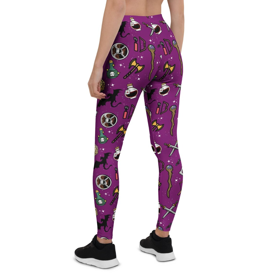 DND Items Purple Leggings