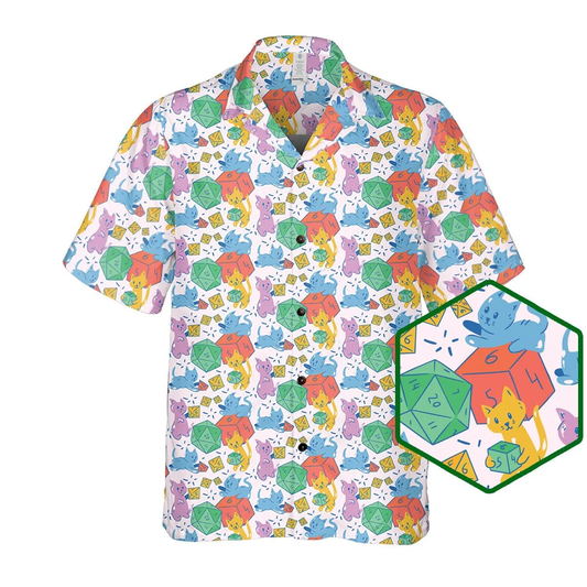 Dungeons And Cats Hawaiian Shirt