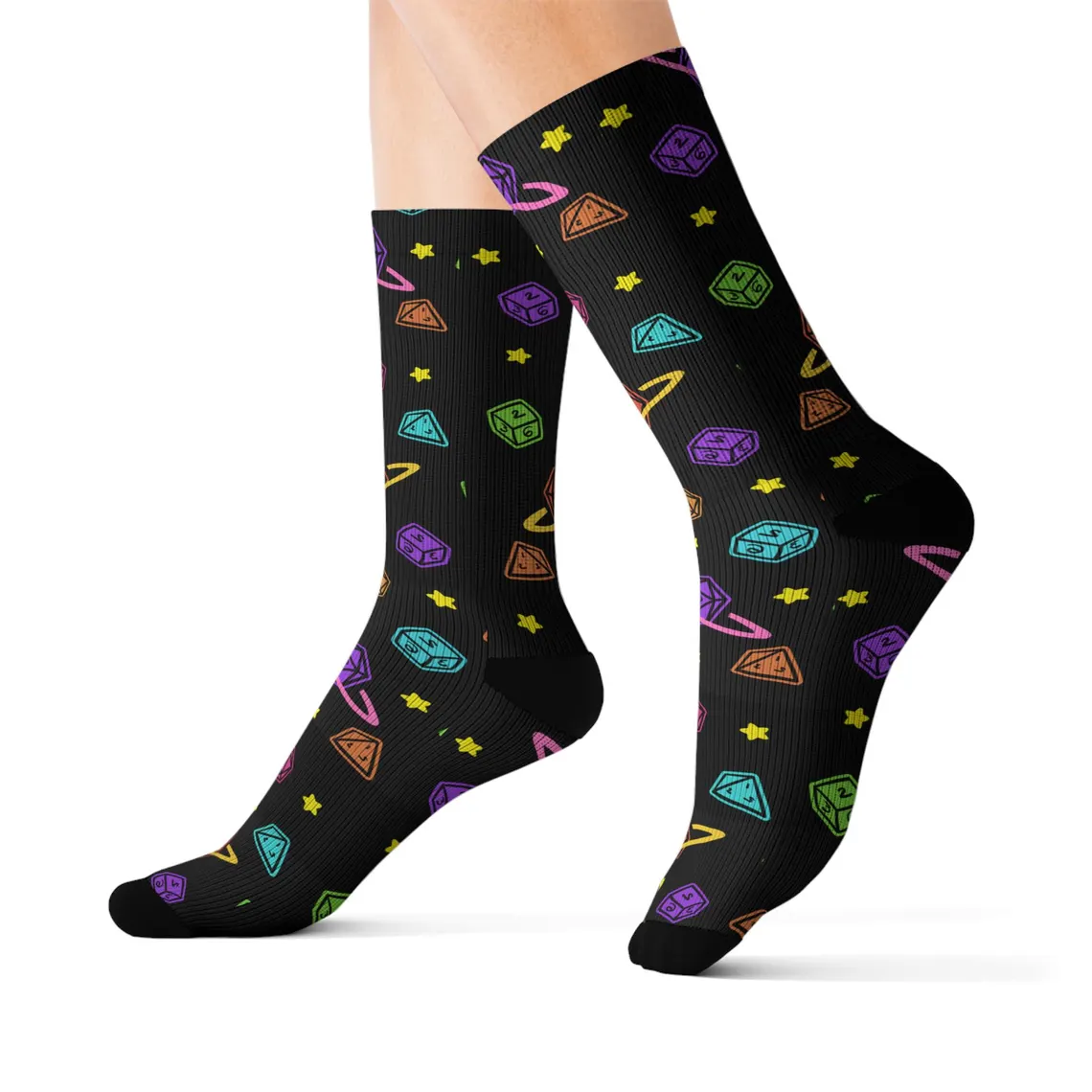 Space Dices Socks