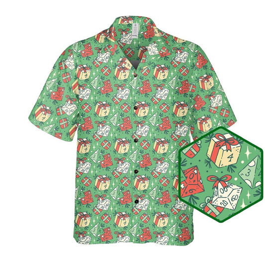 DnD Christmas Hawaiian Shirt
