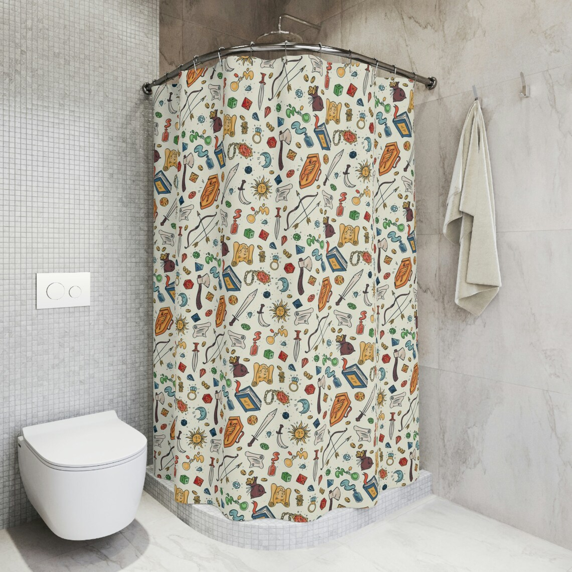 DND Items Shower Curtain