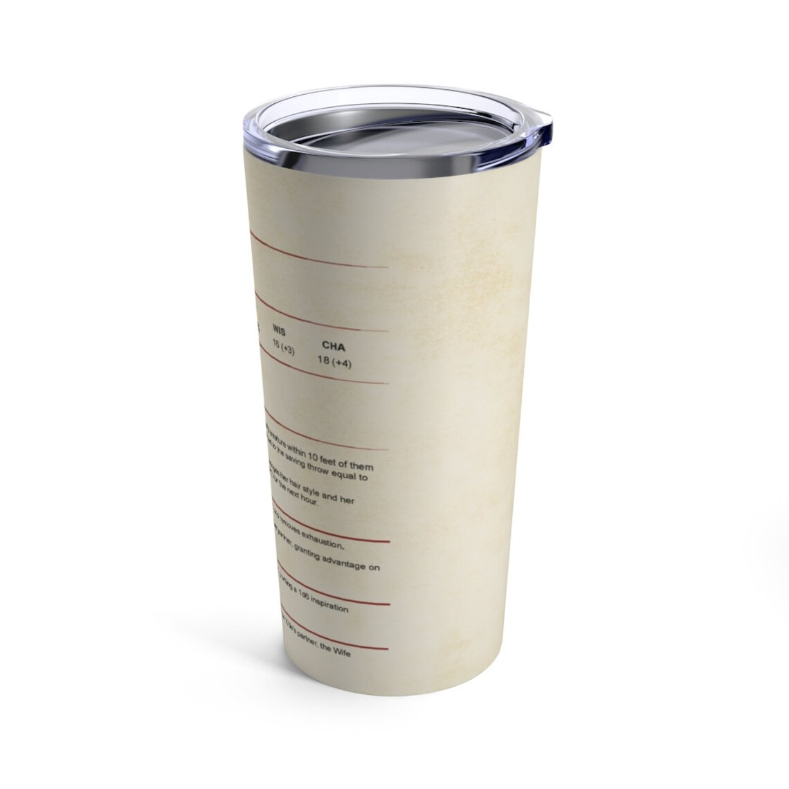Wife Stats Tumbler