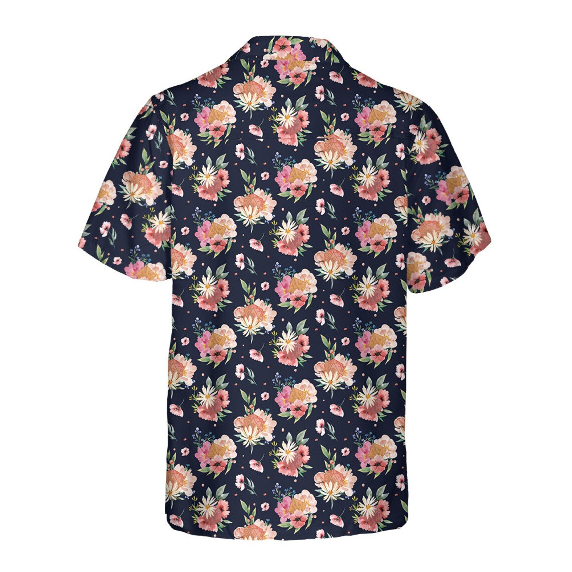 Dice Flower Hawaiian Shirt