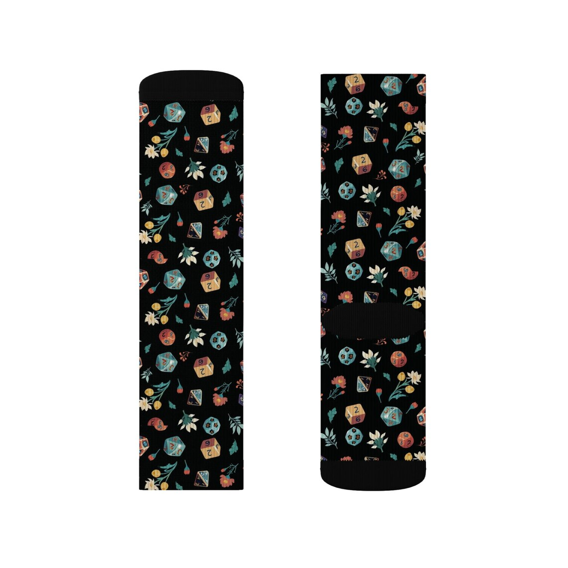 Botanical DND Dices Socks