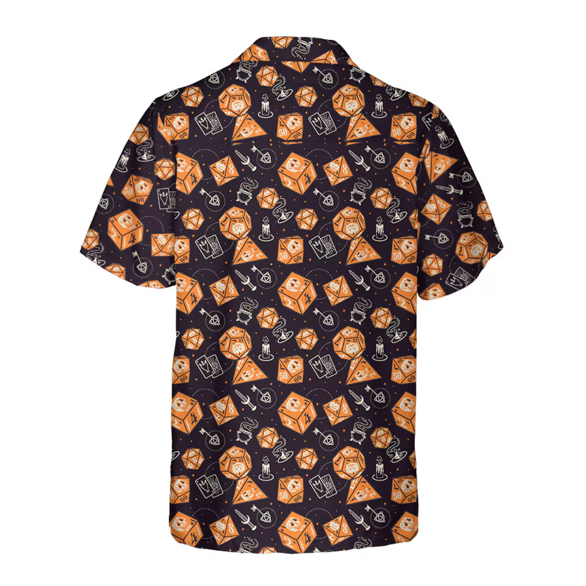 Spooky Dice Halloween Hawaiian Shirt