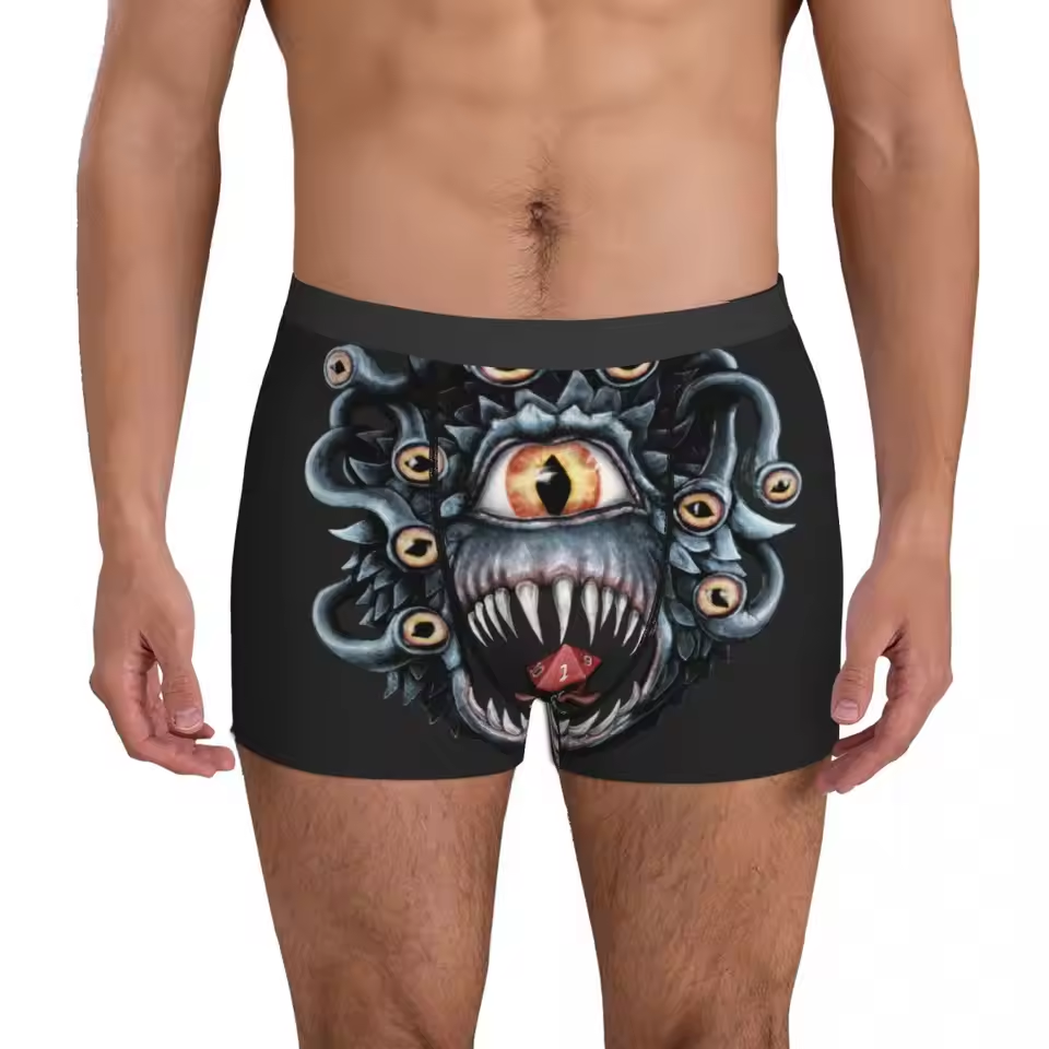 Beholder Monster Underwear Men's Boxer Briefs