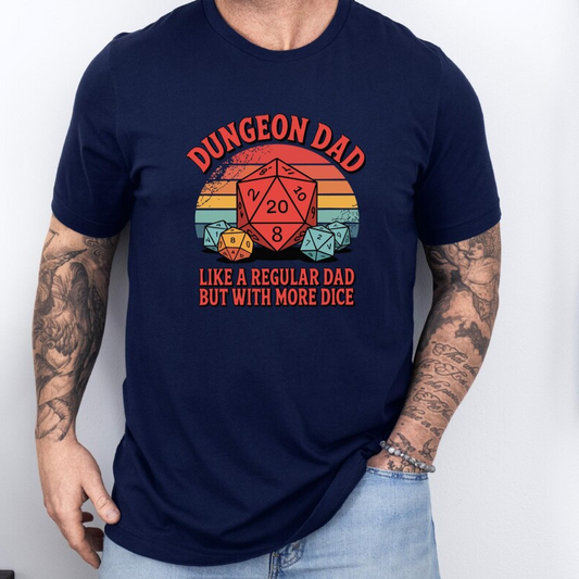 Dungeon Dad With More Dice Classic Unisex T-Shirt