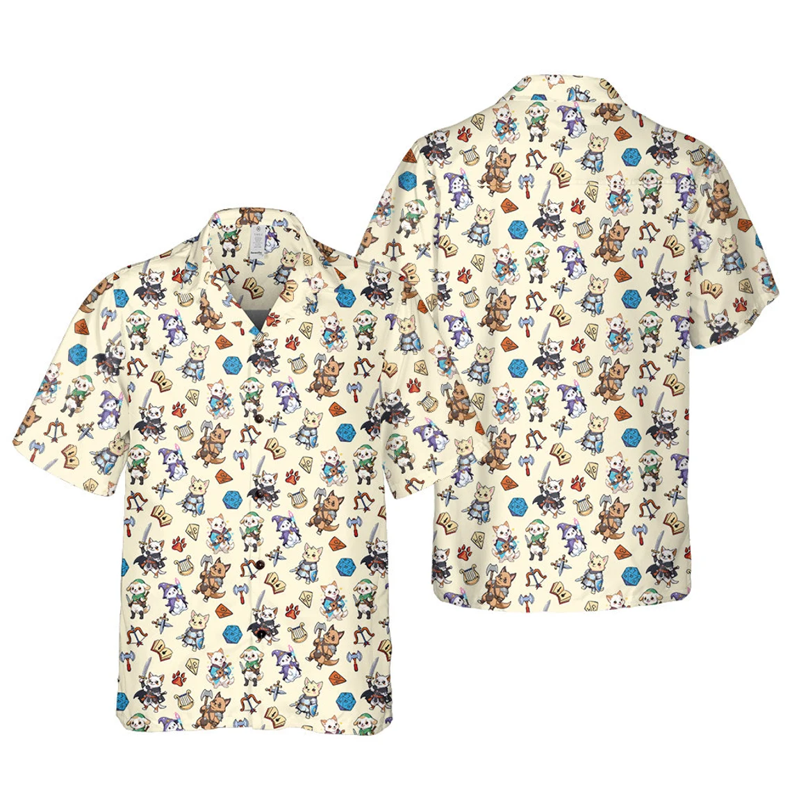 Dungeon And Dogs Hawaiian Shirt