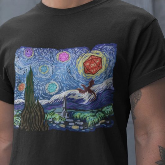 Dragon Starry Night Classic Unisex T-Shirt