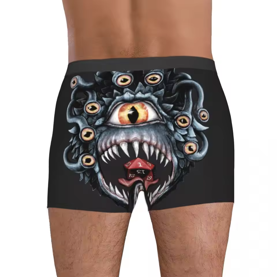 Beholder Monster Underwear Men's Boxer Briefs