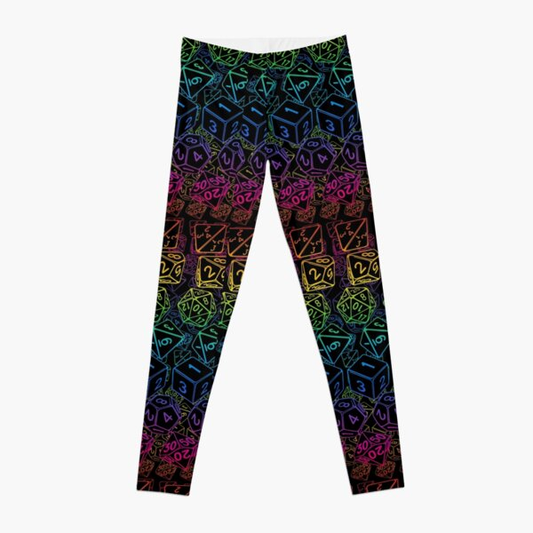 DnD D20 Rainbow Leggings