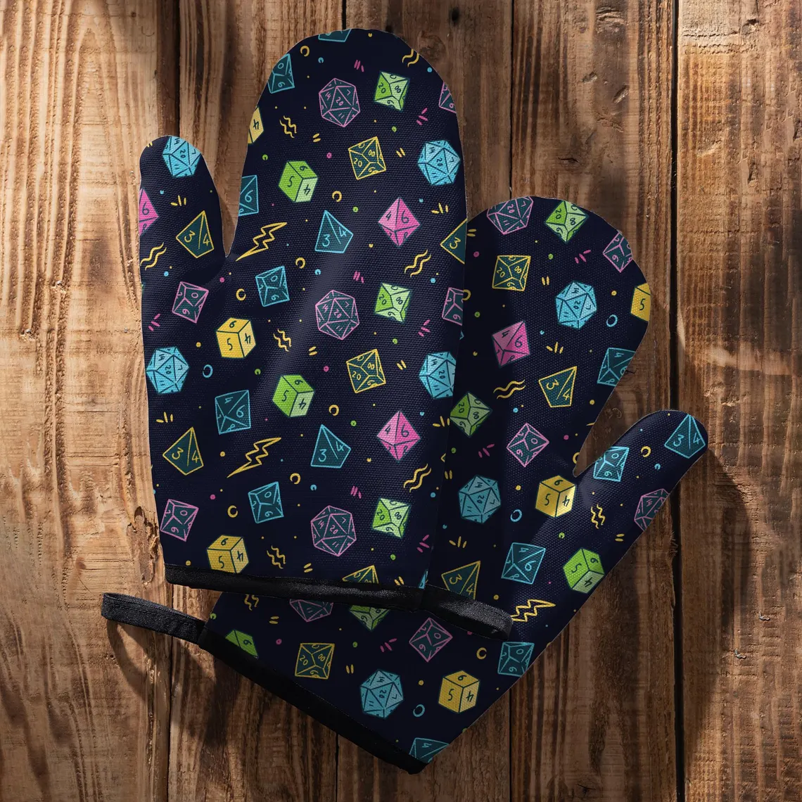DnD Oven Mitts & Pot Holder