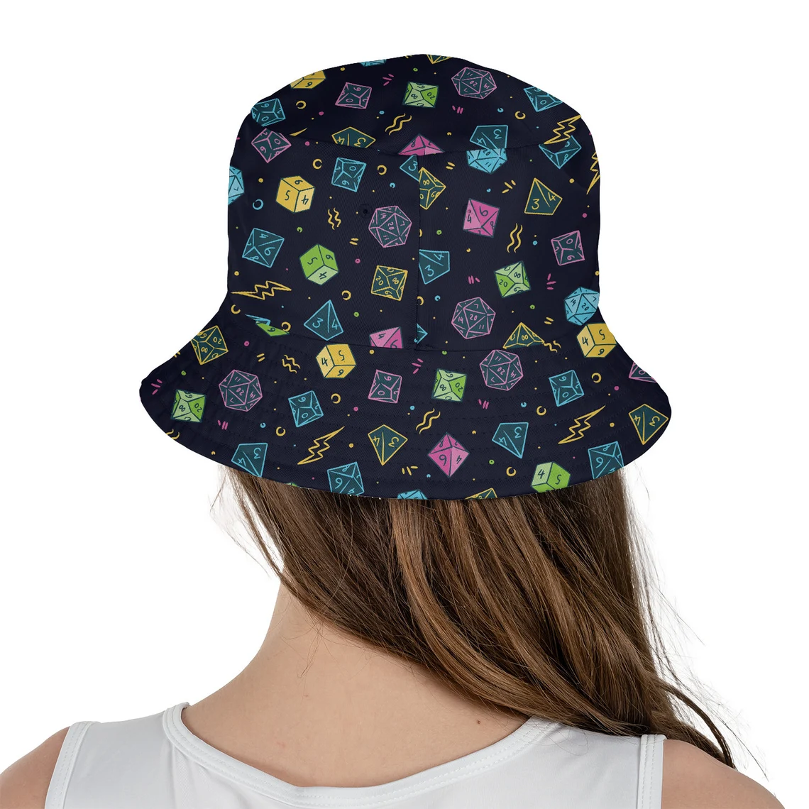 90s Dices Bucket Hat