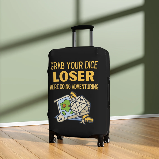 Grab Your Dice Loser Luggage Cover