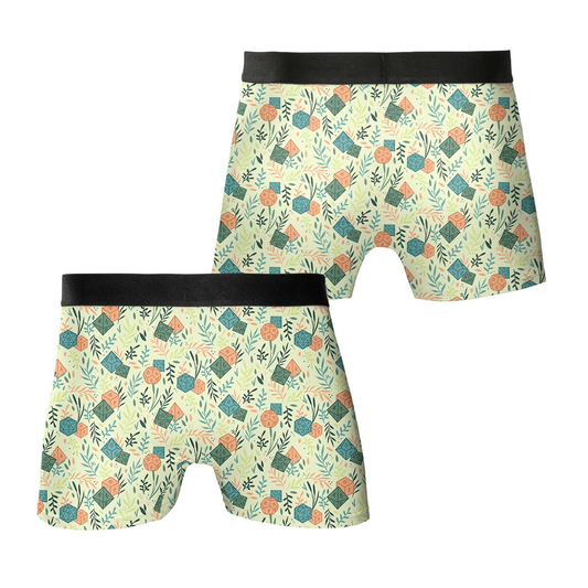 Dices And Plants Underwear Men's Boxer Briefs