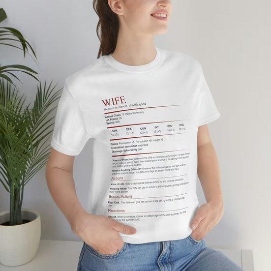 Wife White Classic Unisex T-Shirt