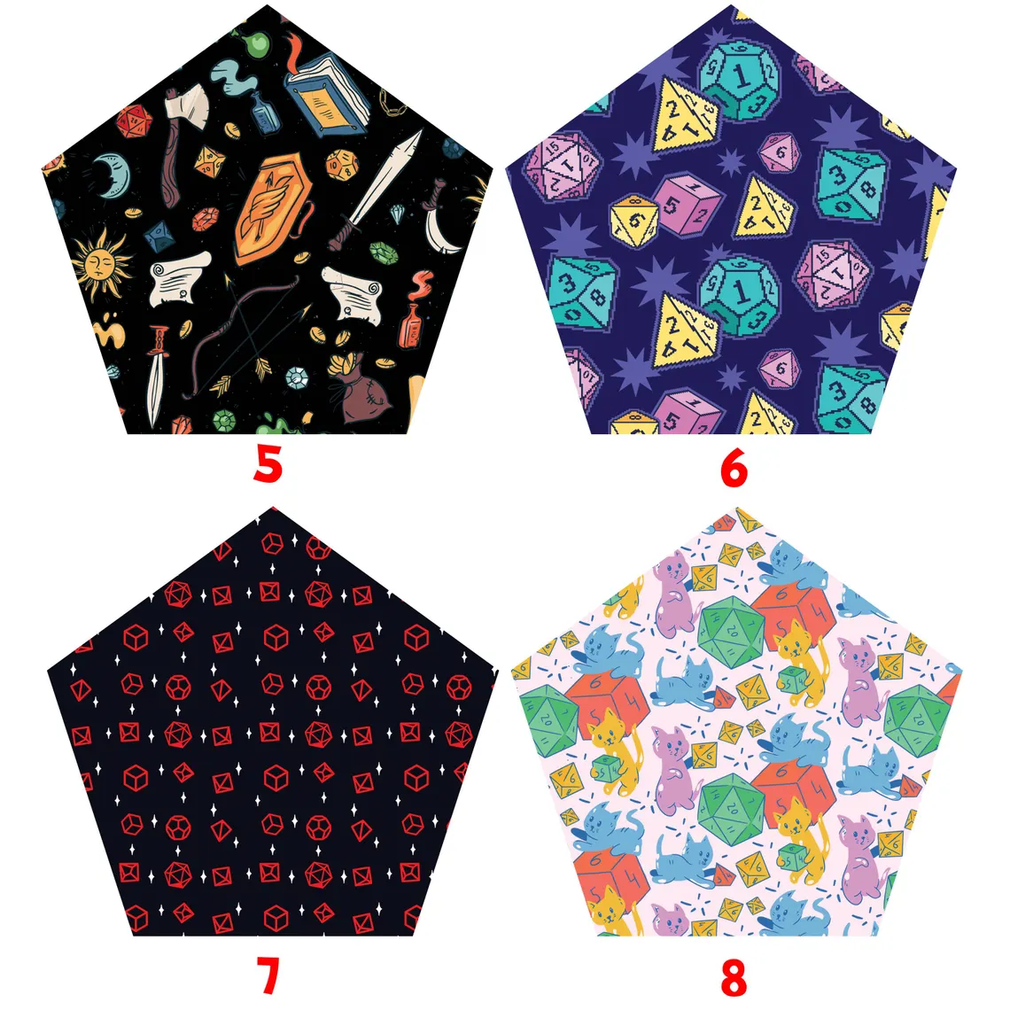 DnD Oven Mitts & Pot Holder