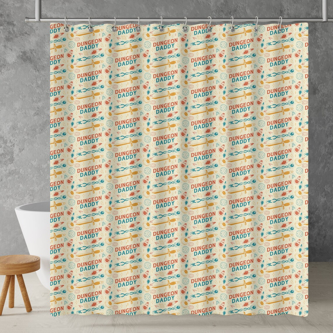 Dungeon Daddy Shower Curtain
