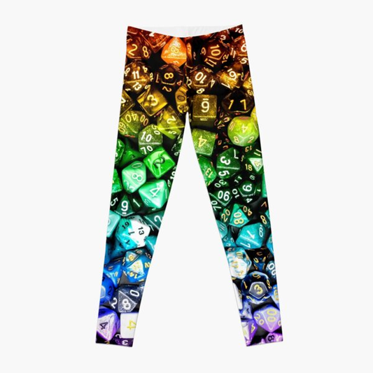 Rainbow Dice Leggings