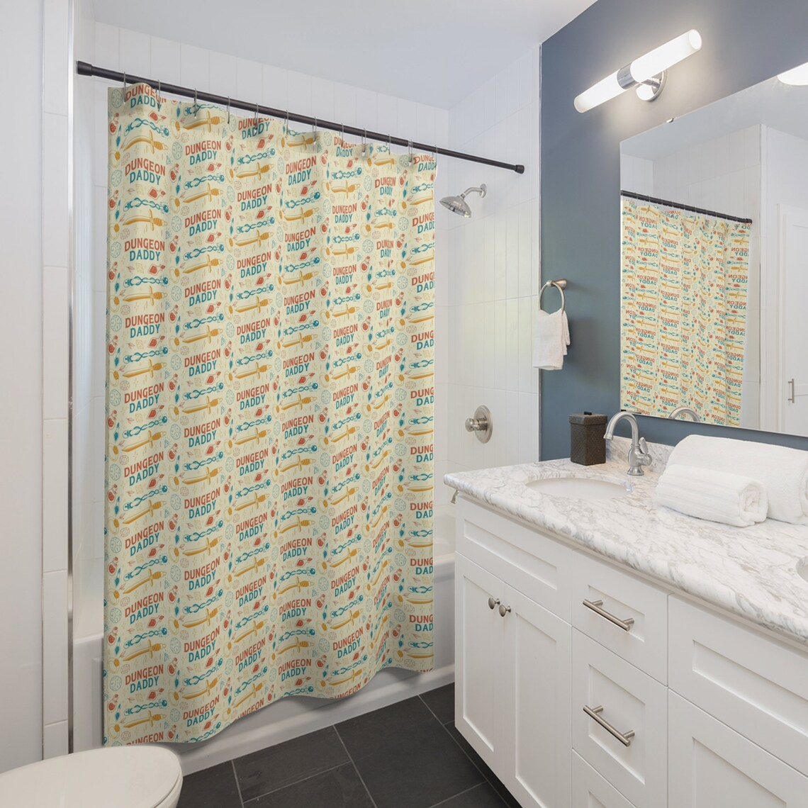 Dungeon Daddy Shower Curtain