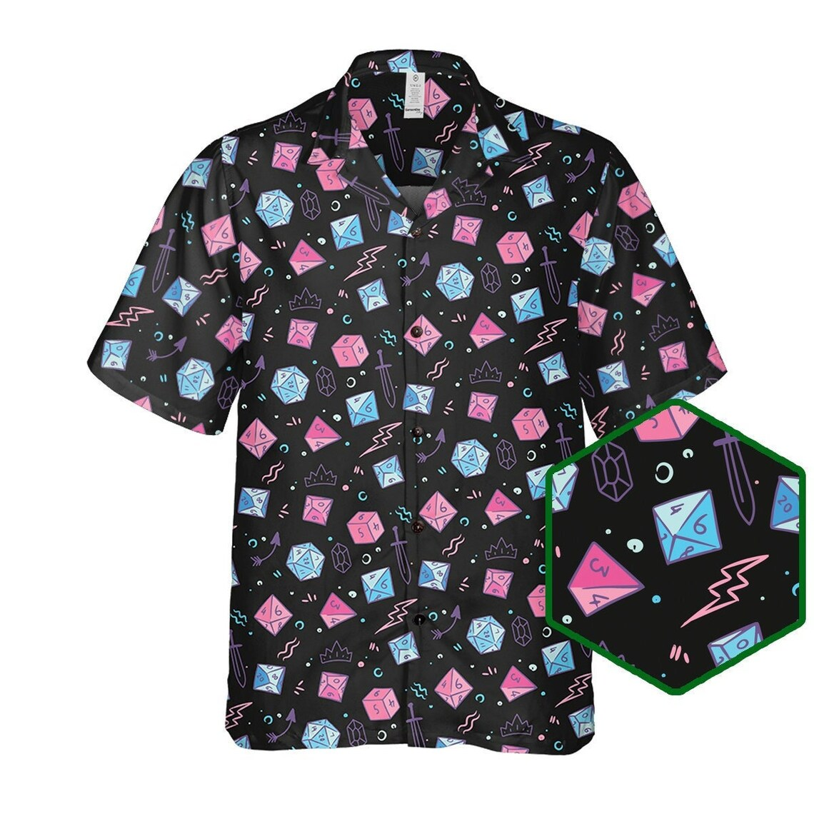 DND Alignment Dices Hawaiian Shirt